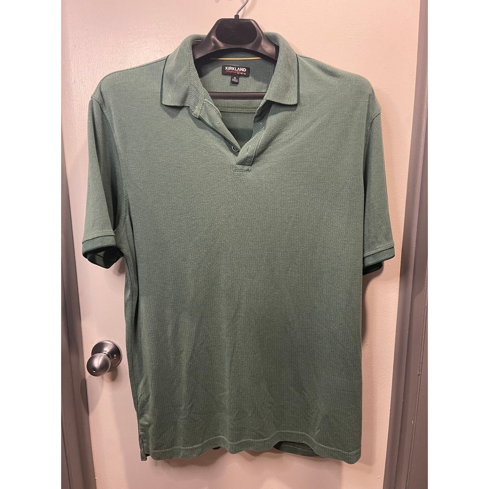 Kirkland Mens Polo Green Size XL